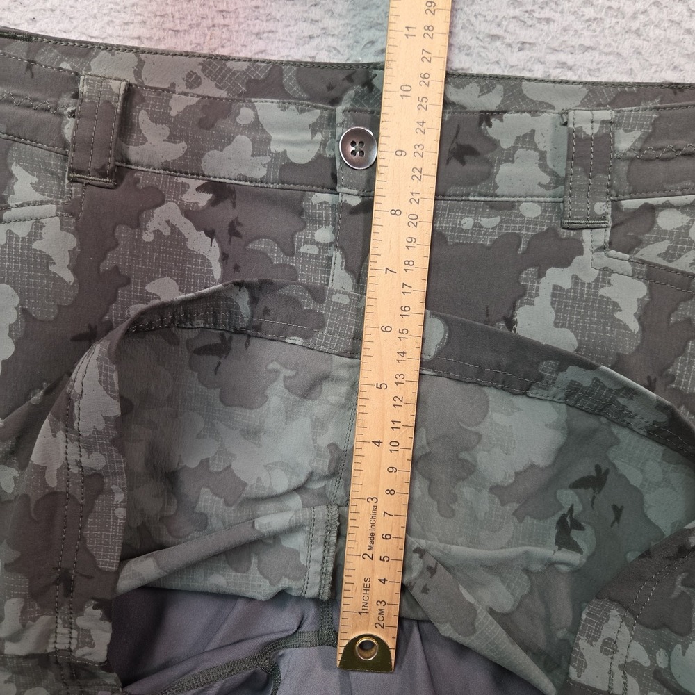 Eddie Bauer Adventurer 2.0 Skort Skirt Womens 10 Green Camo Hiking Performance - Picture 13 of 15